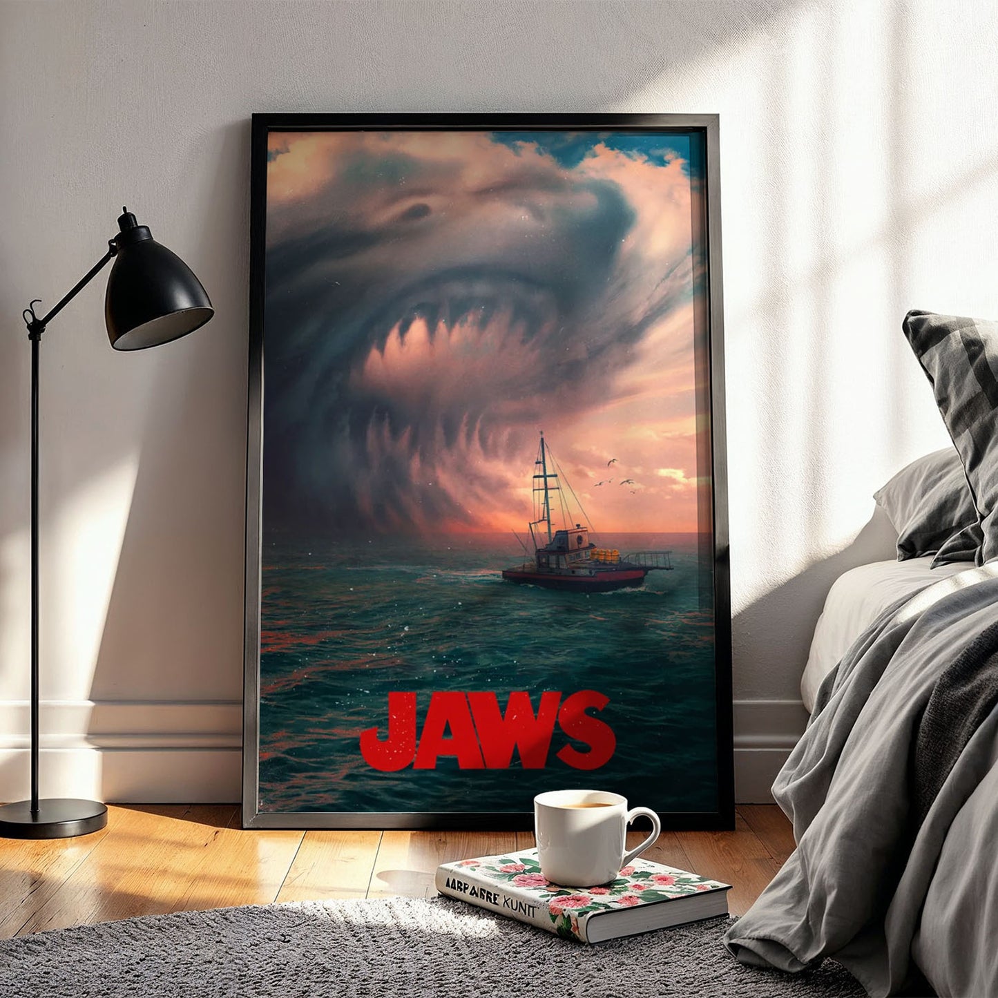 Flex Designs Poster Jaws Shark Cloud 5 x 7" Home Goods - Movie 1975 Movie Poster