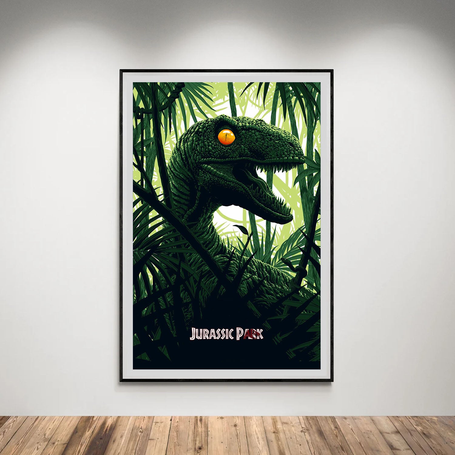 Flex Designs Poster Jurassic Park Classic Green 8 x 10" Home Goods - Movie 1993 Movie Poster