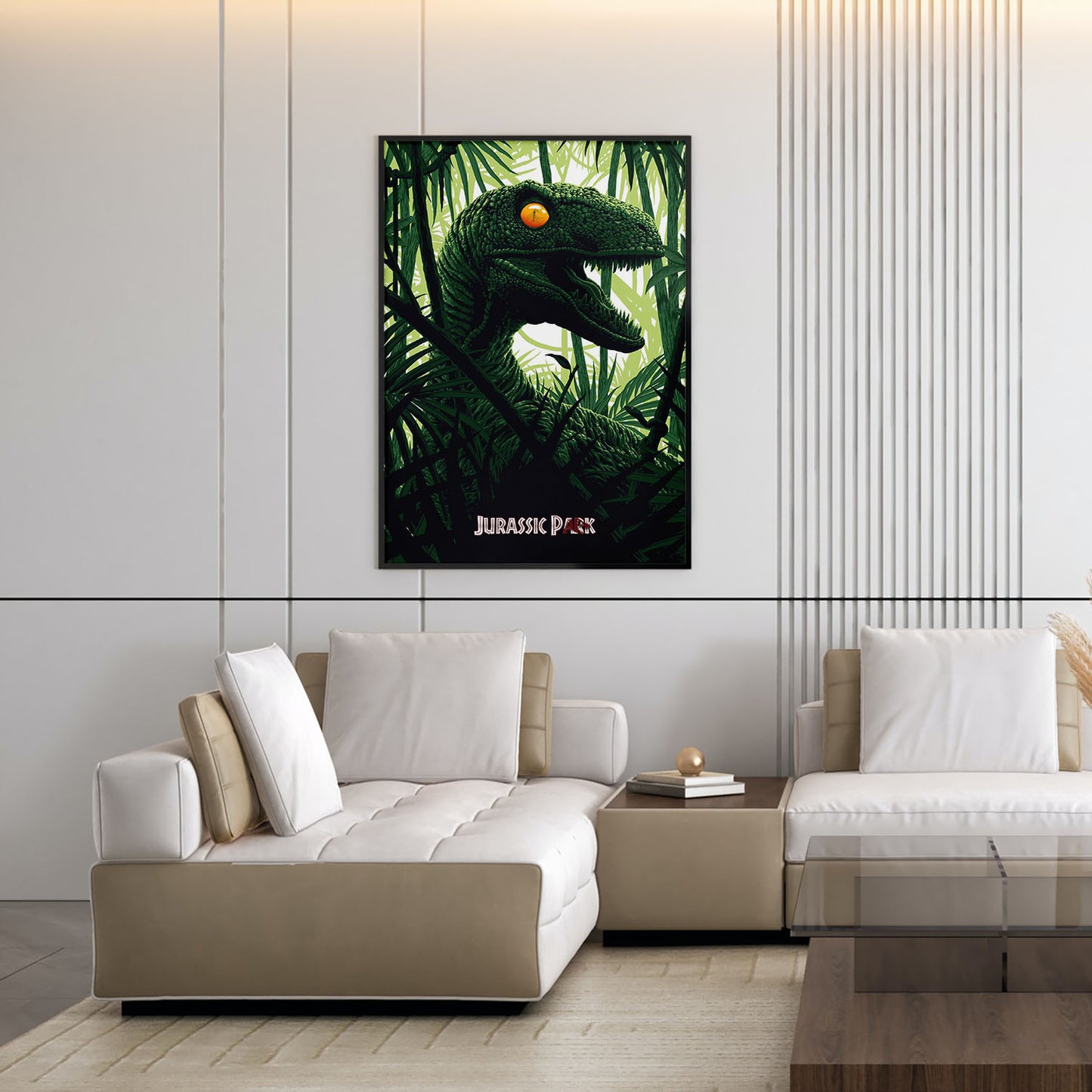 Flex Designs Poster Jurassic Park Classic Green 5 x 7" Home Goods - Movie 1993 Movie Poster