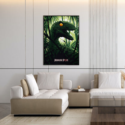 Flex Designs Poster Jurassic Park Classic Green 5 x 7" Home Goods - Movie 1993 Movie Poster