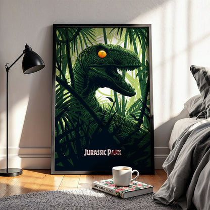 Flex Designs Poster Jurassic Park Classic Green 5 x 7" Home Goods - Movie 1993 Movie Poster