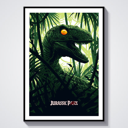 Flex Designs Poster Jurassic Park Classic Green 8 x 10" Home Goods - Movie 1993 Movie Poster