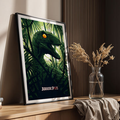 Flex Designs Poster Jurassic Park Classic Green 5 x 7" Home Goods - Movie 1993 Movie Poster