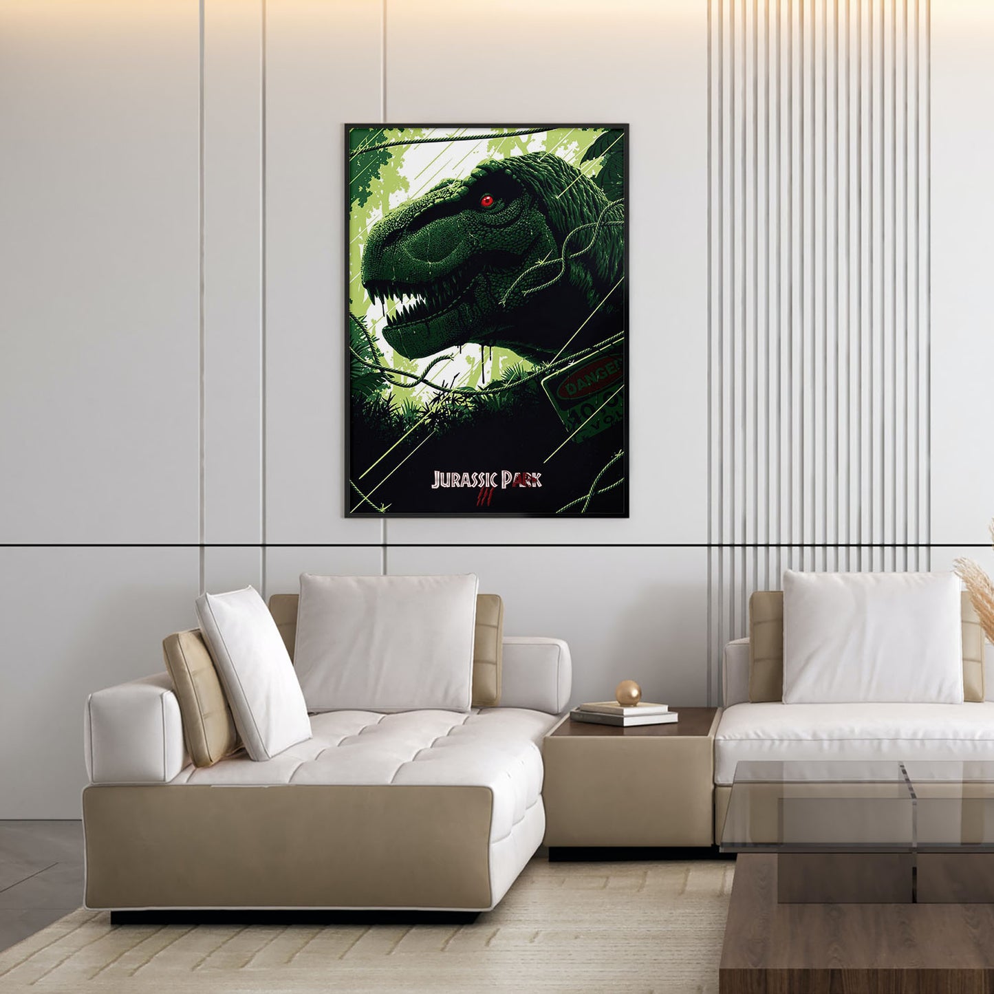 Flex Designs Poster Jurassic Park III Classic Green 5 x 7" Home Goods - Movie 2001 Movie Poster