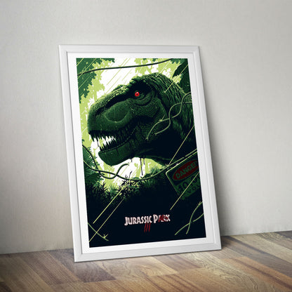 Flex Designs Poster Jurassic Park III Classic Green 8 x 10" Home Goods - Movie 2001 Movie Poster