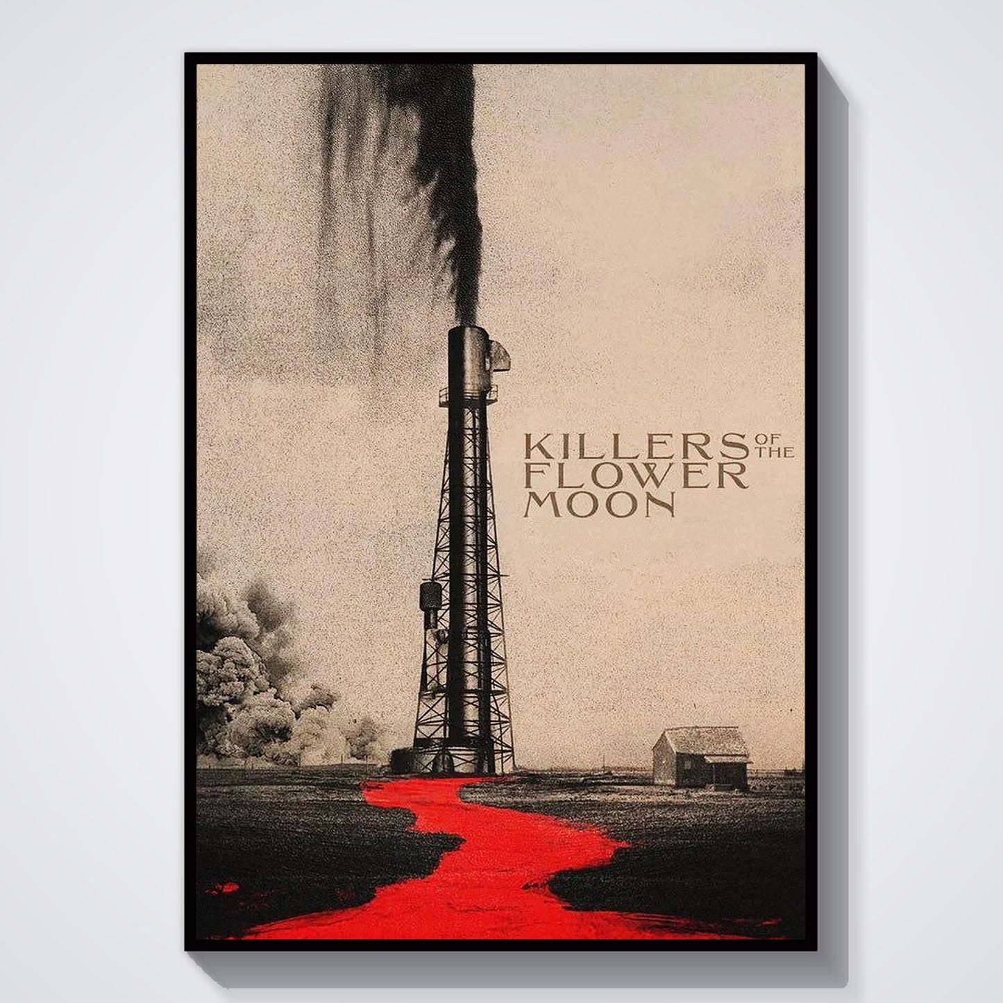 Flex Designs Poster Killers of the Flower Moon Sketch 5 x 7" Home Goods - Movie 2023 Movie Poster