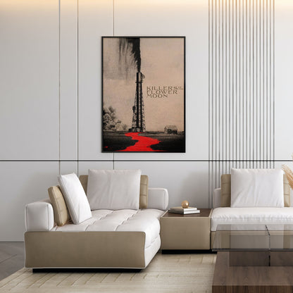 Flex Designs Poster Killers of the Flower Moon Sketch 5 x 7" Home Goods - Movie 2023 Movie Poster