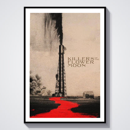 Flex Designs Poster Killers of the Flower Moon Sketch 8 x 10" Home Goods - Movie 2023 Movie Poster