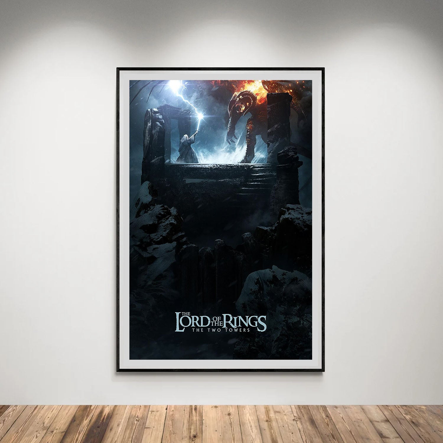 Flex Designs Poster The Lord of the Rings The Two Towers Cover 8 x 10" Home Goods - Movie 2002 Movie Poster