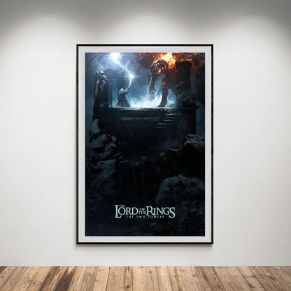 Flex Designs Poster The Lord of the Rings The Two Towers Cover 8 x 10" Home Goods - Movie 2002 Movie Poster