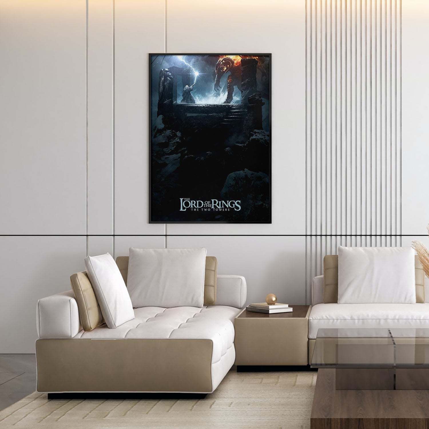 Flex Designs Poster The Lord of the Rings The Two Towers Cover 5 x 7" Home Goods - Movie 2002 Movie Poster