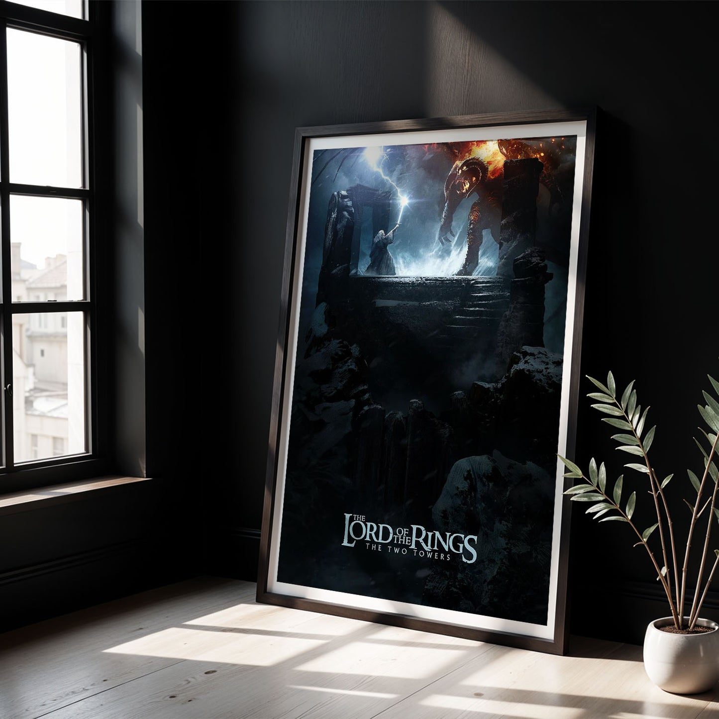 Flex Designs Poster The Lord of the Rings The Two Towers Cover 8 x 10" Home Goods - Movie 2002 Movie Poster