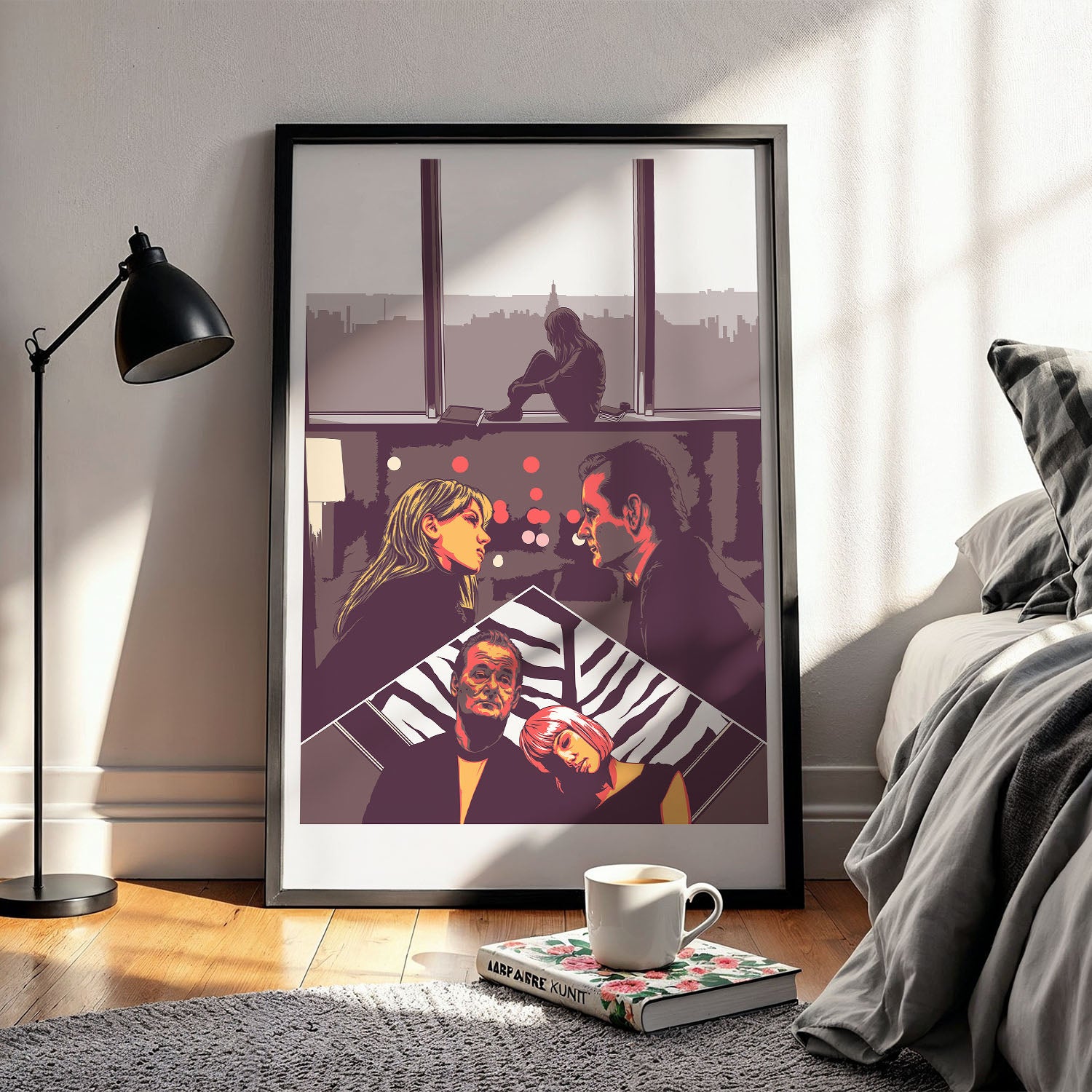 Flex Designs Poster Lost in Translation Sketch 5 x 7" Home Goods - Movie 2003 Movie Poster