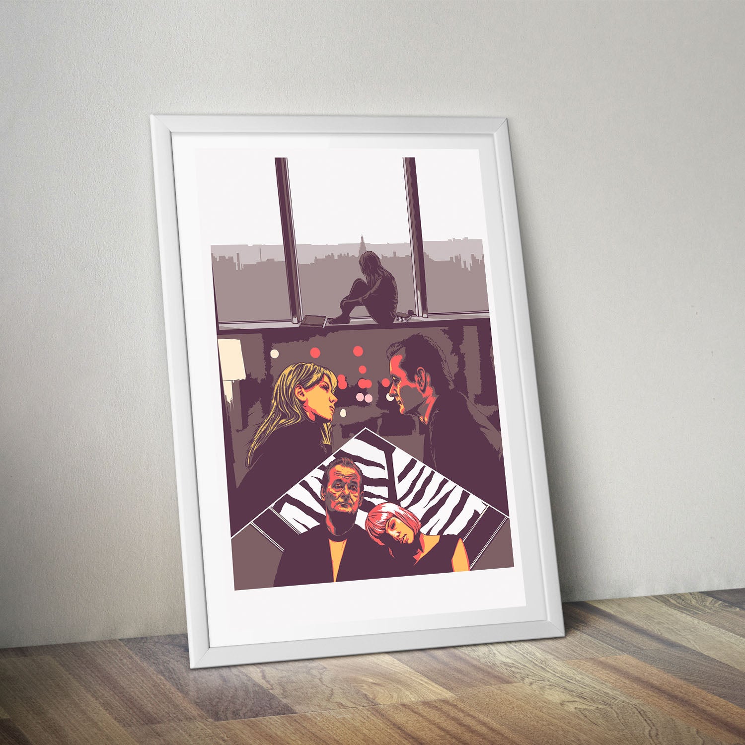 Flex Designs Poster Lost in Translation Sketch 8 x 10" Home Goods - Movie 2003 Movie Poster
