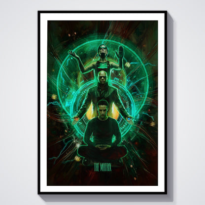 Flex Designs Poster The Matrix 8 x 10" Home Goods - Movie 1999 Movie Poster