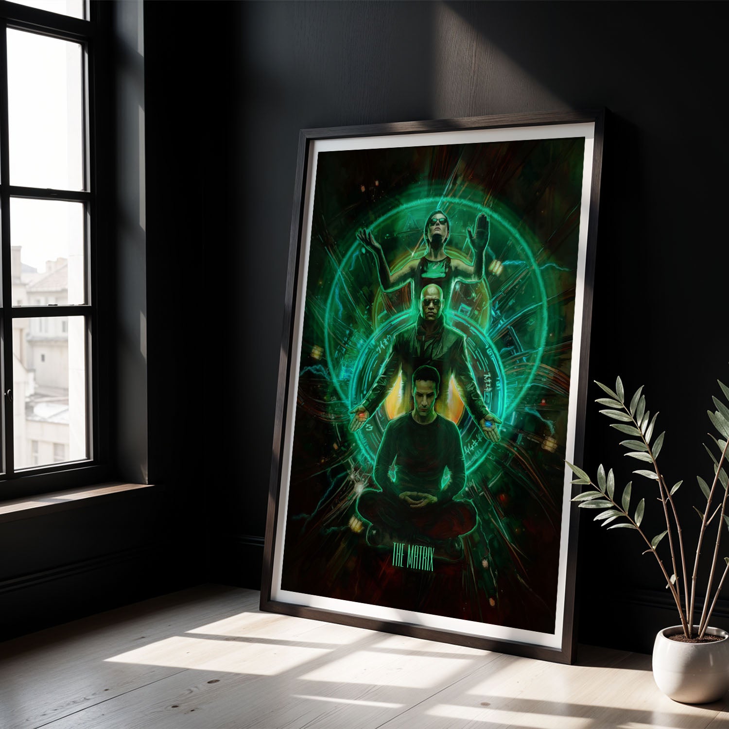 Flex Designs Poster The Matrix 8 x 10" Home Goods - Movie 1999 Movie Poster