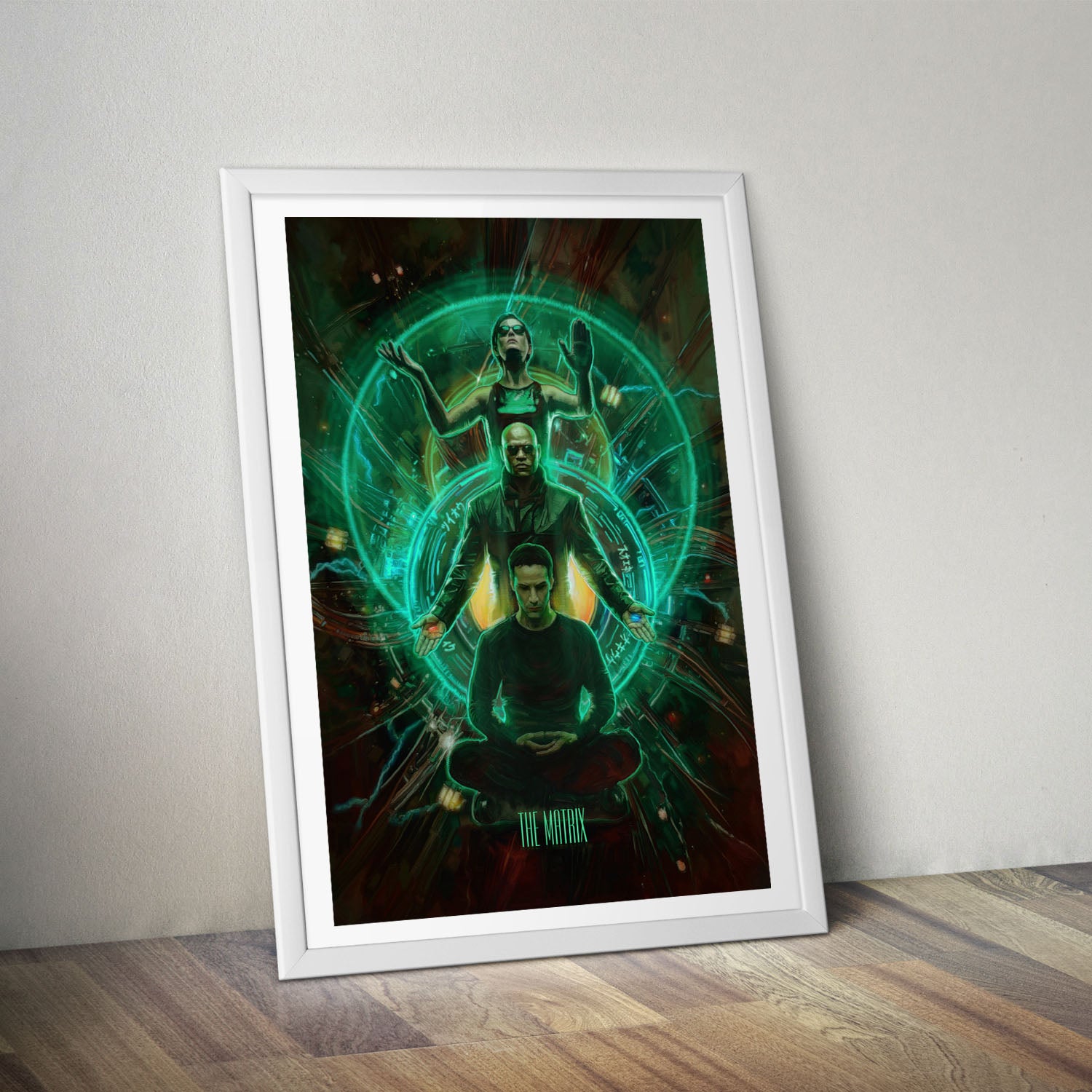 Flex Designs Poster The Matrix 8 x 10" Home Goods - Movie 1999 Movie Poster