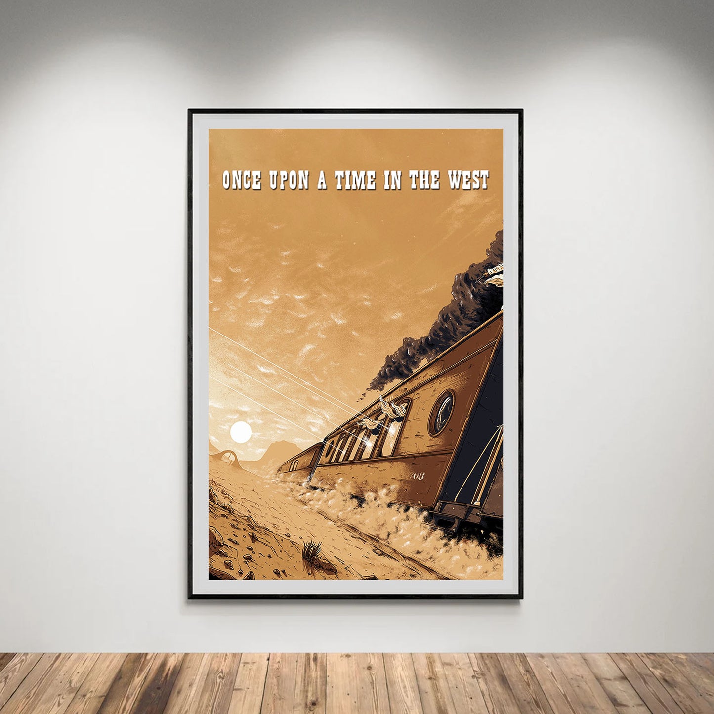 Flex Designs Poster Once Upon a Time in the West Sketch 8 x 10" Home Goods - Movie 1968 Movie Poster