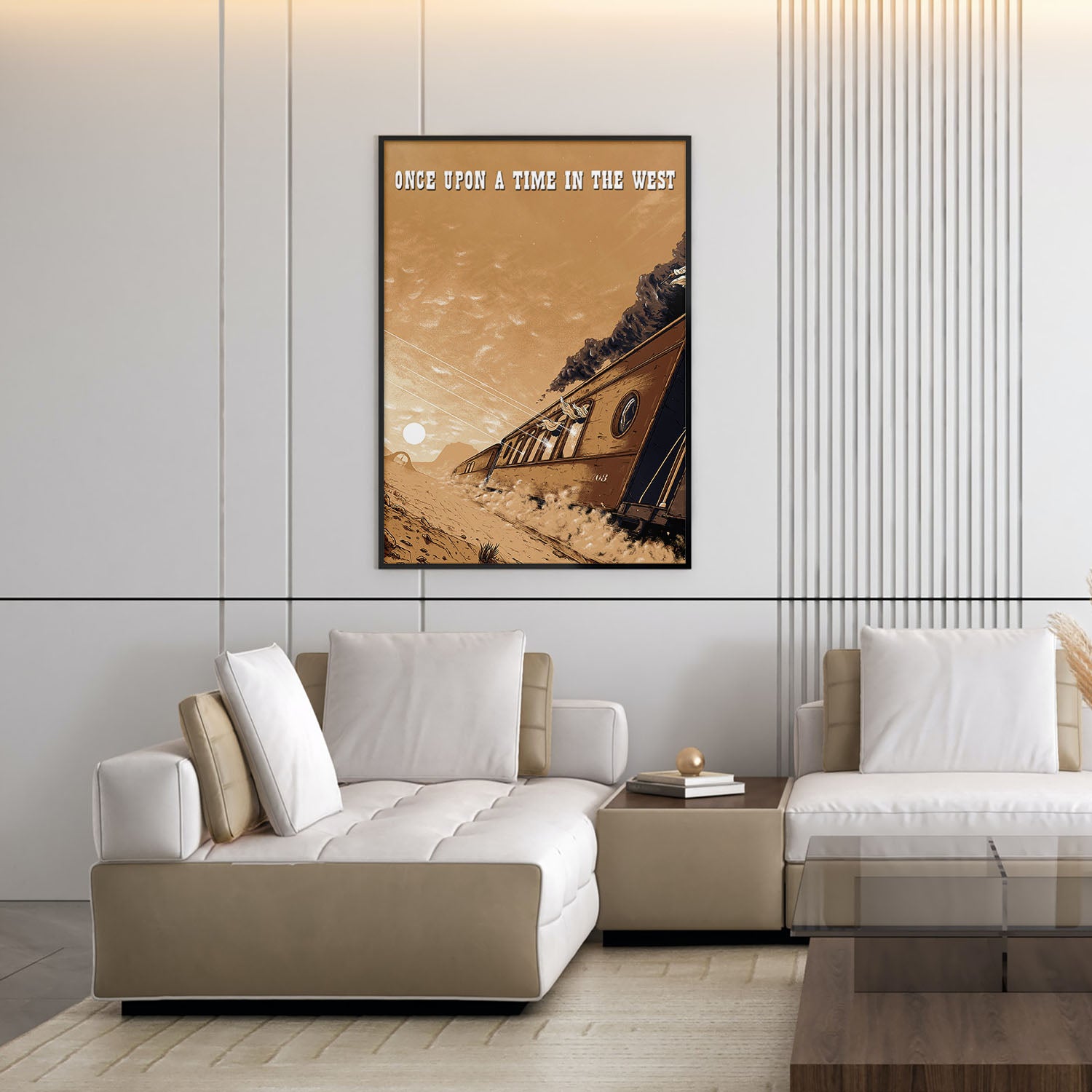 Flex Designs Poster Once Upon a Time in the West Sketch 5 x 7" Home Goods - Movie 1968 Movie Poster