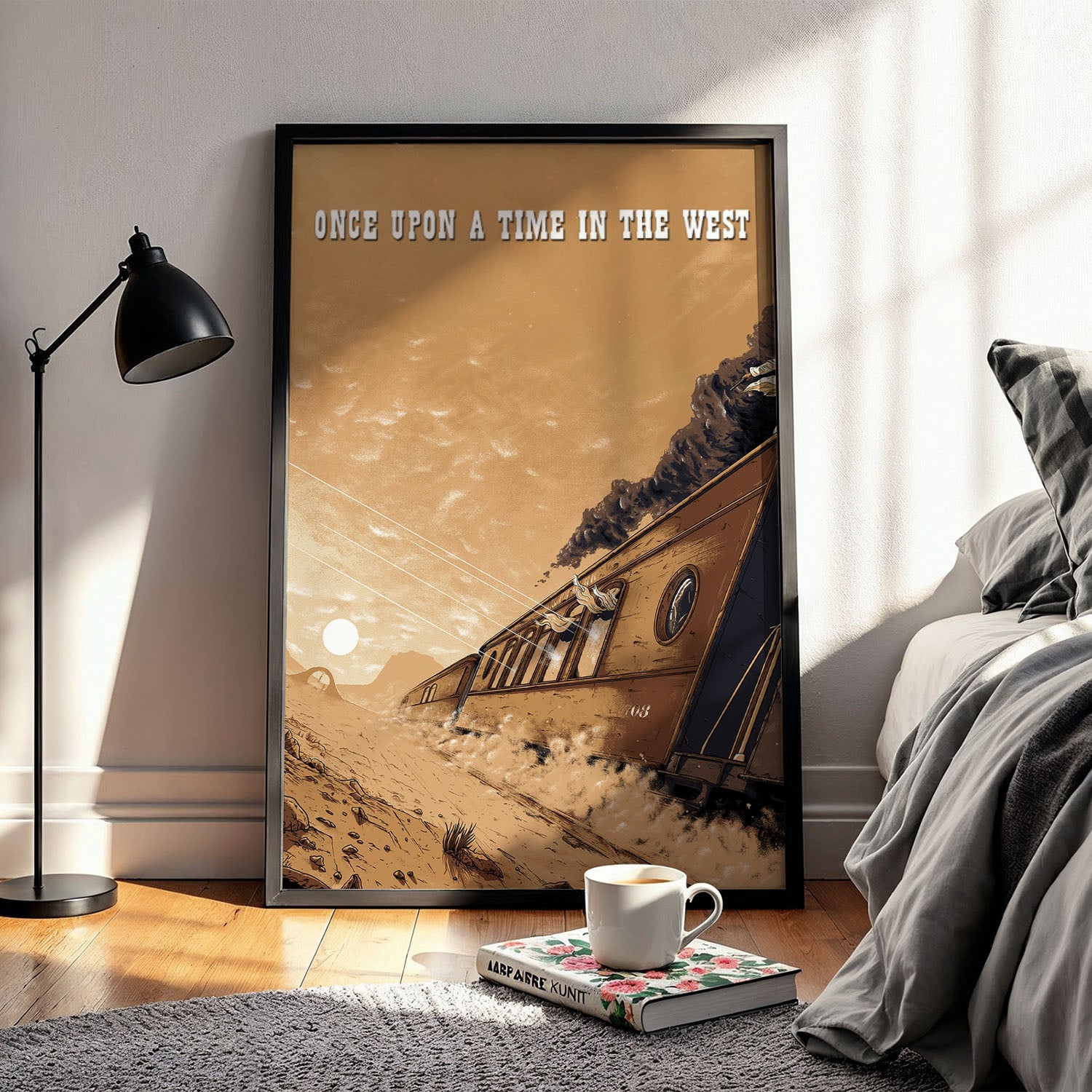 Flex Designs Poster Once Upon a Time in the West Sketch 5 x 7" Home Goods - Movie 1968 Movie Poster
