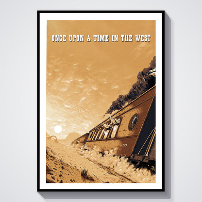 Flex Designs Poster Once Upon a Time in the West Sketch 8 x 10" Home Goods - Movie 1968 Movie Poster