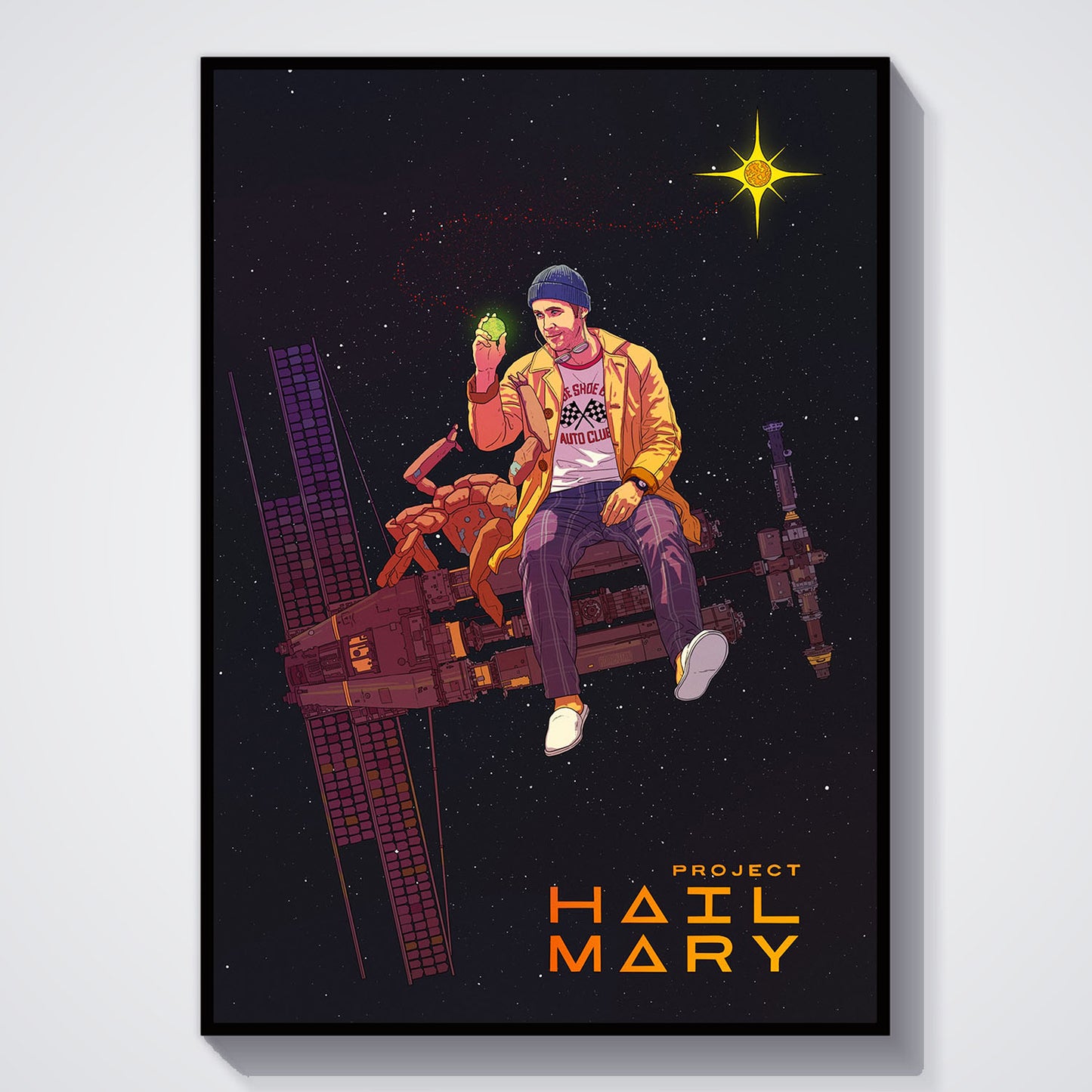 Flex Designs Poster Project Hail Mary Grace Rocky 5 x 7" Home Goods - Movie 2026 Movie Poster