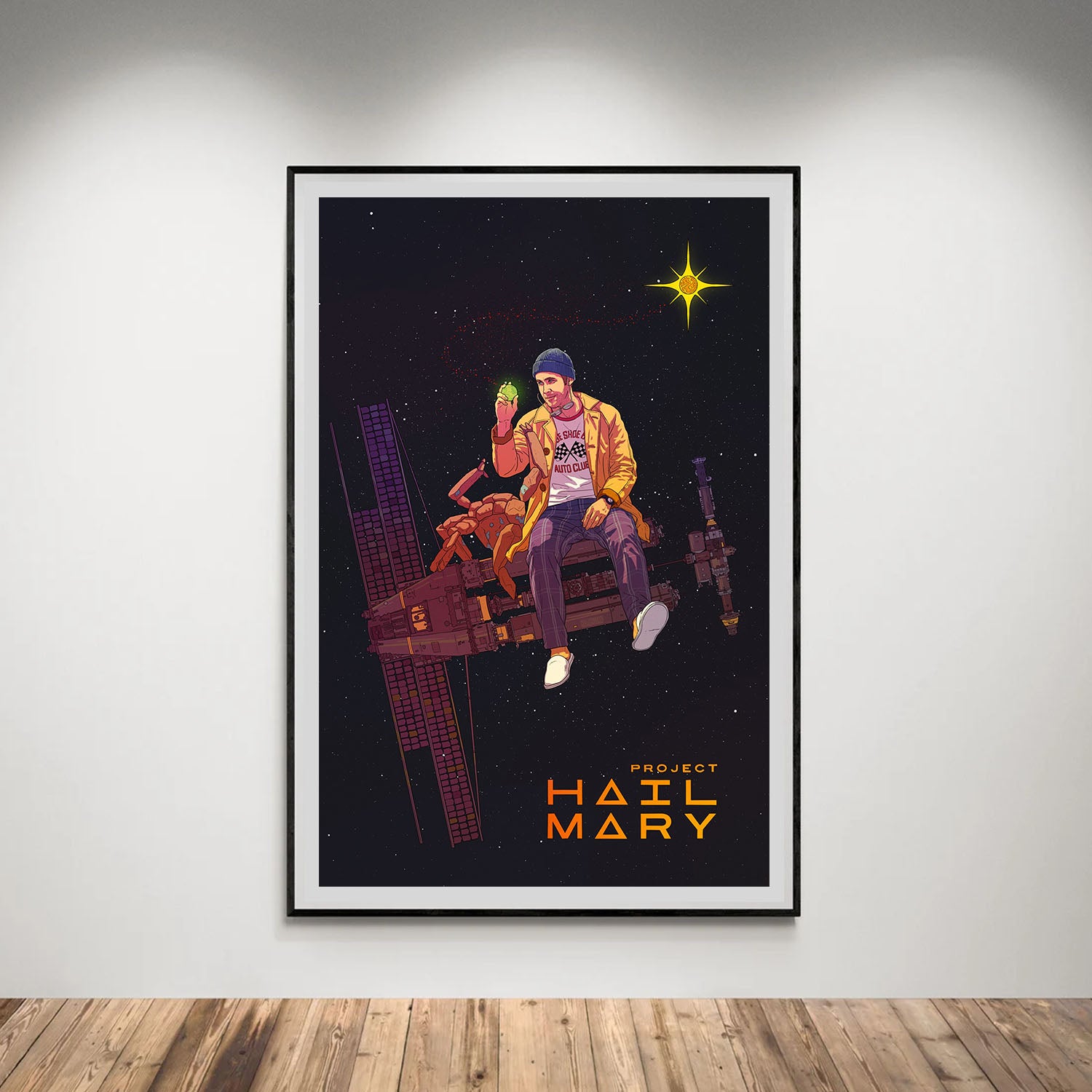 Flex Designs Poster Project Hail Mary Grace Rocky 8 x 10" Home Goods - Movie 2026 Movie Poster