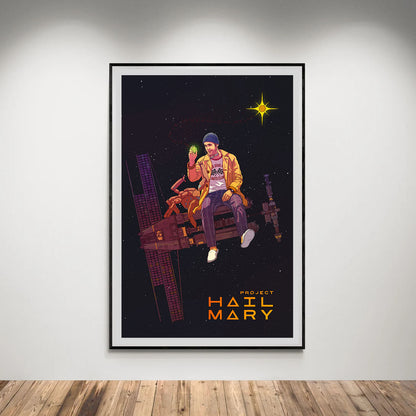 Flex Designs Poster Project Hail Mary Grace Rocky 8 x 10" Home Goods - Movie 2026 Movie Poster