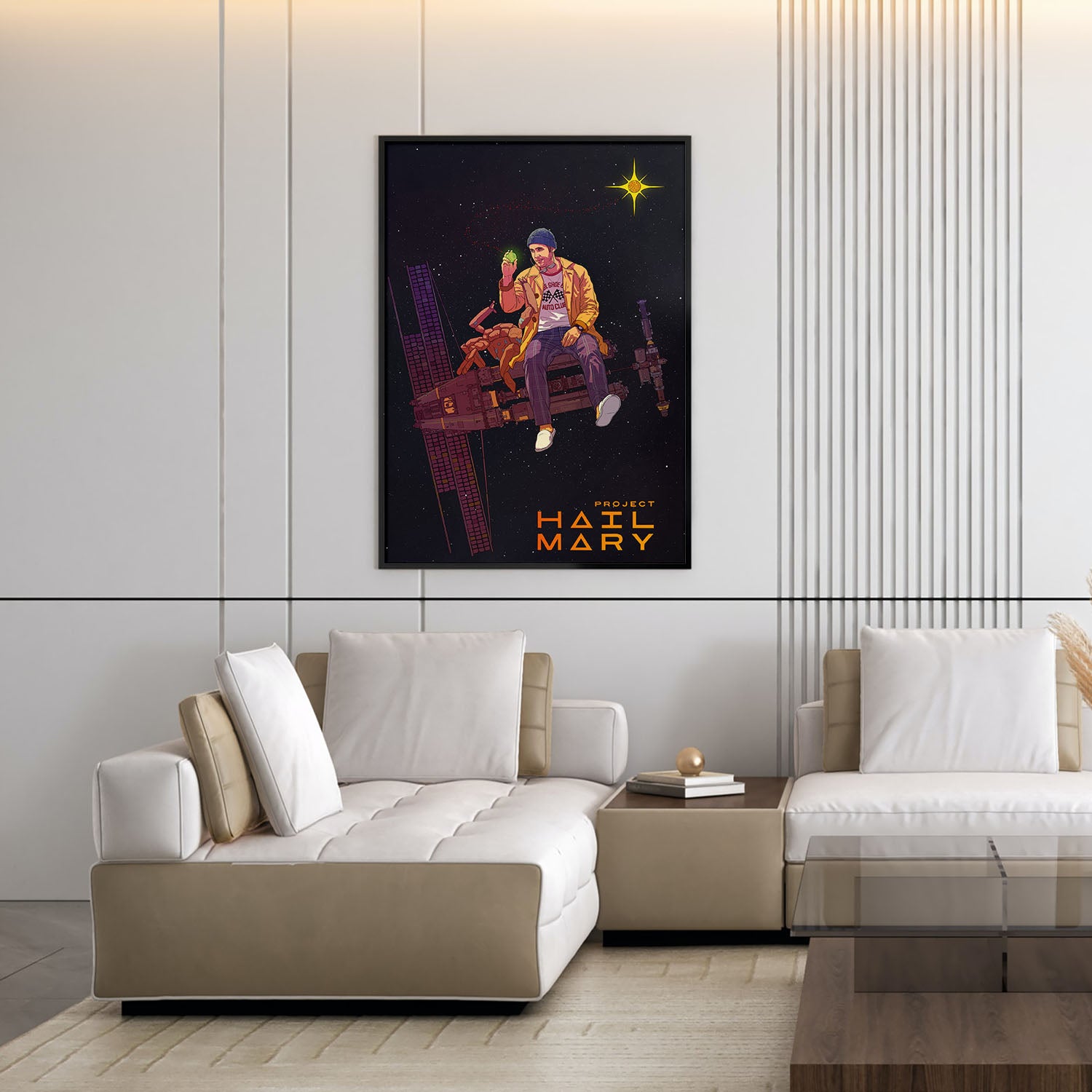 Flex Designs Poster Project Hail Mary Grace Rocky 5 x 7" Home Goods - Movie 2026 Movie Poster