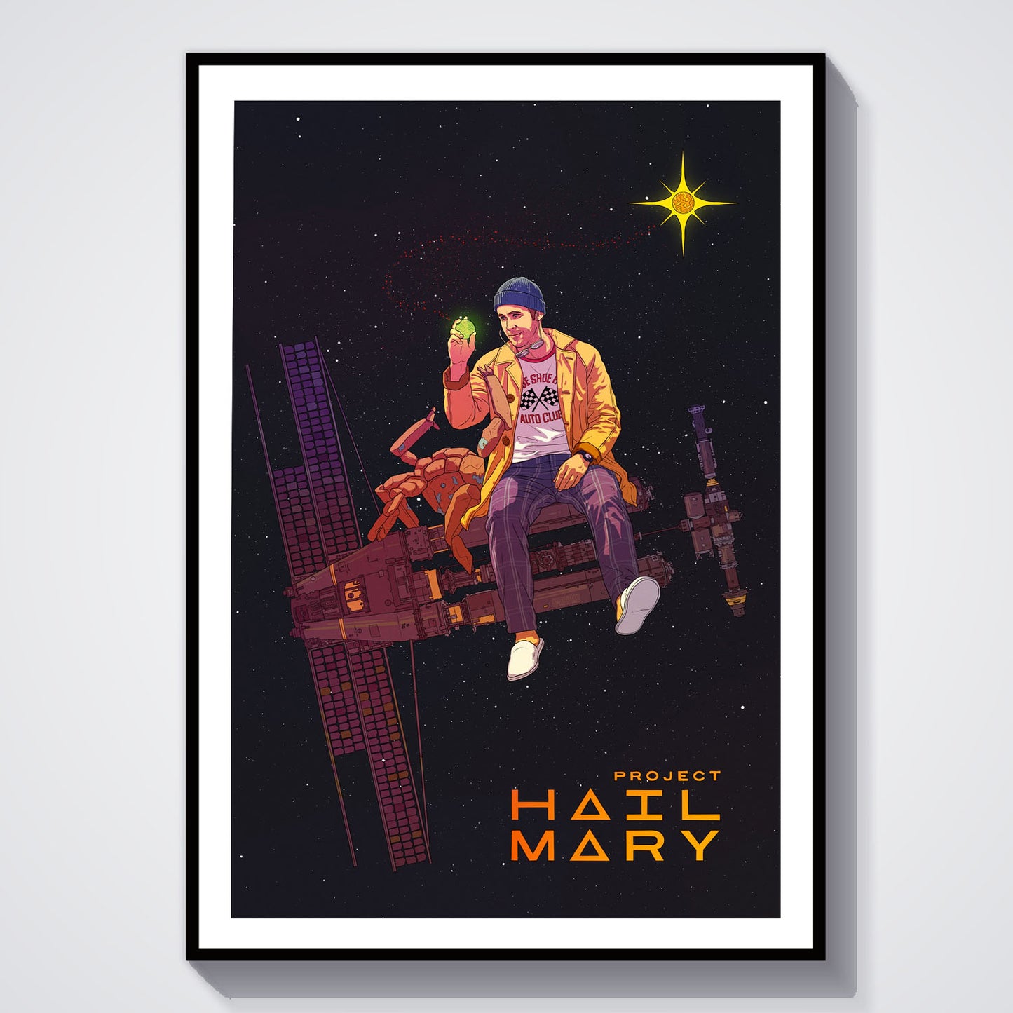 Flex Designs Poster Project Hail Mary Grace Rocky 8 x 10" Home Goods - Movie 2026 Movie Poster