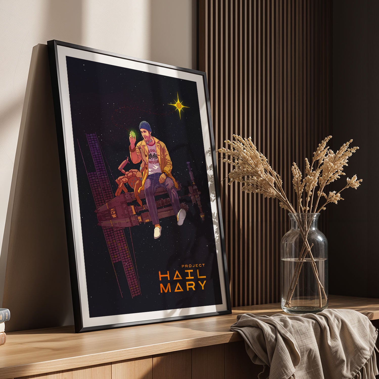 Flex Designs Poster Project Hail Mary Grace Rocky 5 x 7" Home Goods - Movie 2026 Movie Poster