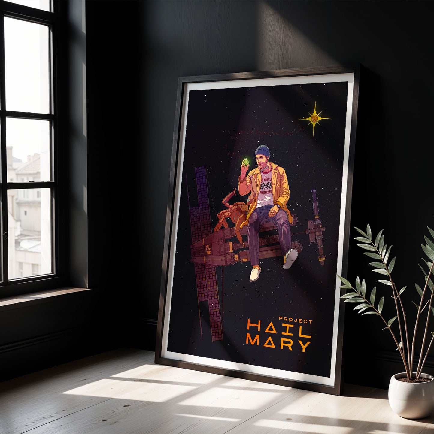 Flex Designs Poster Project Hail Mary Grace Rocky 8 x 10" Home Goods - Movie 2026 Movie Poster