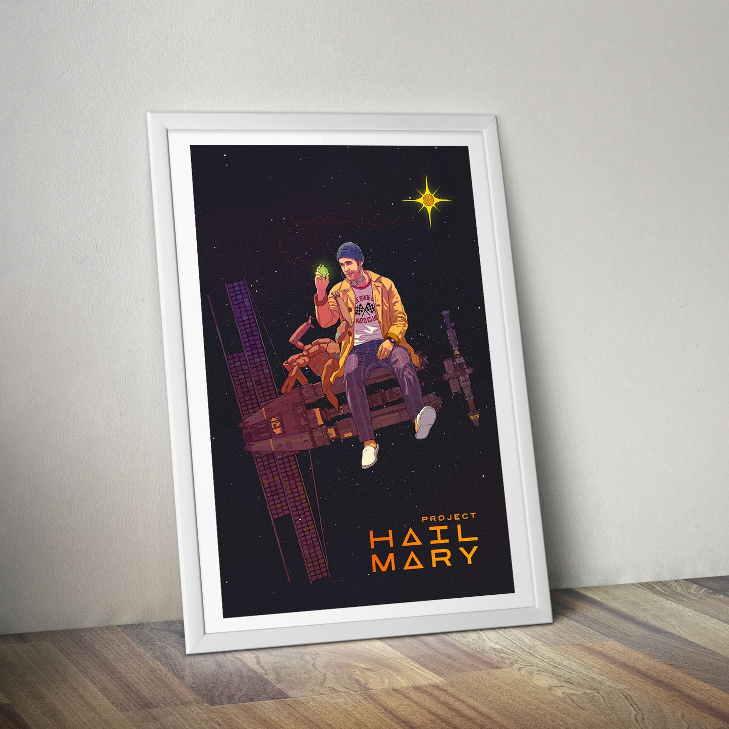 Flex Designs Poster Project Hail Mary Grace Rocky 8 x 10" Home Goods - Movie 2026 Movie Poster