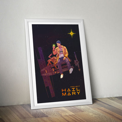 Flex Designs Poster Project Hail Mary Grace Rocky 8 x 10" Home Goods - Movie 2026 Movie Poster