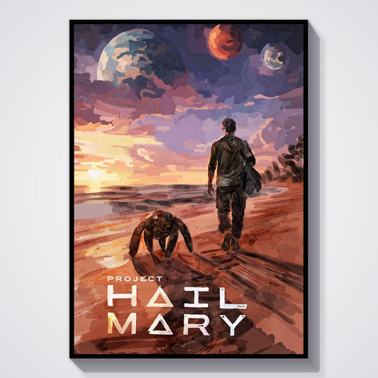 Flex Designs Poster Project Hail Mary Rocky 5 x 7" Home Goods - Movie 2026 Movie Poster