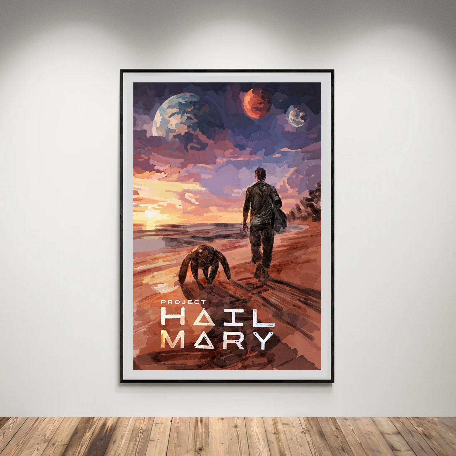 Flex Designs Poster Project Hail Mary Rocky 8 x 10" Home Goods - Movie 2026 Movie Poster