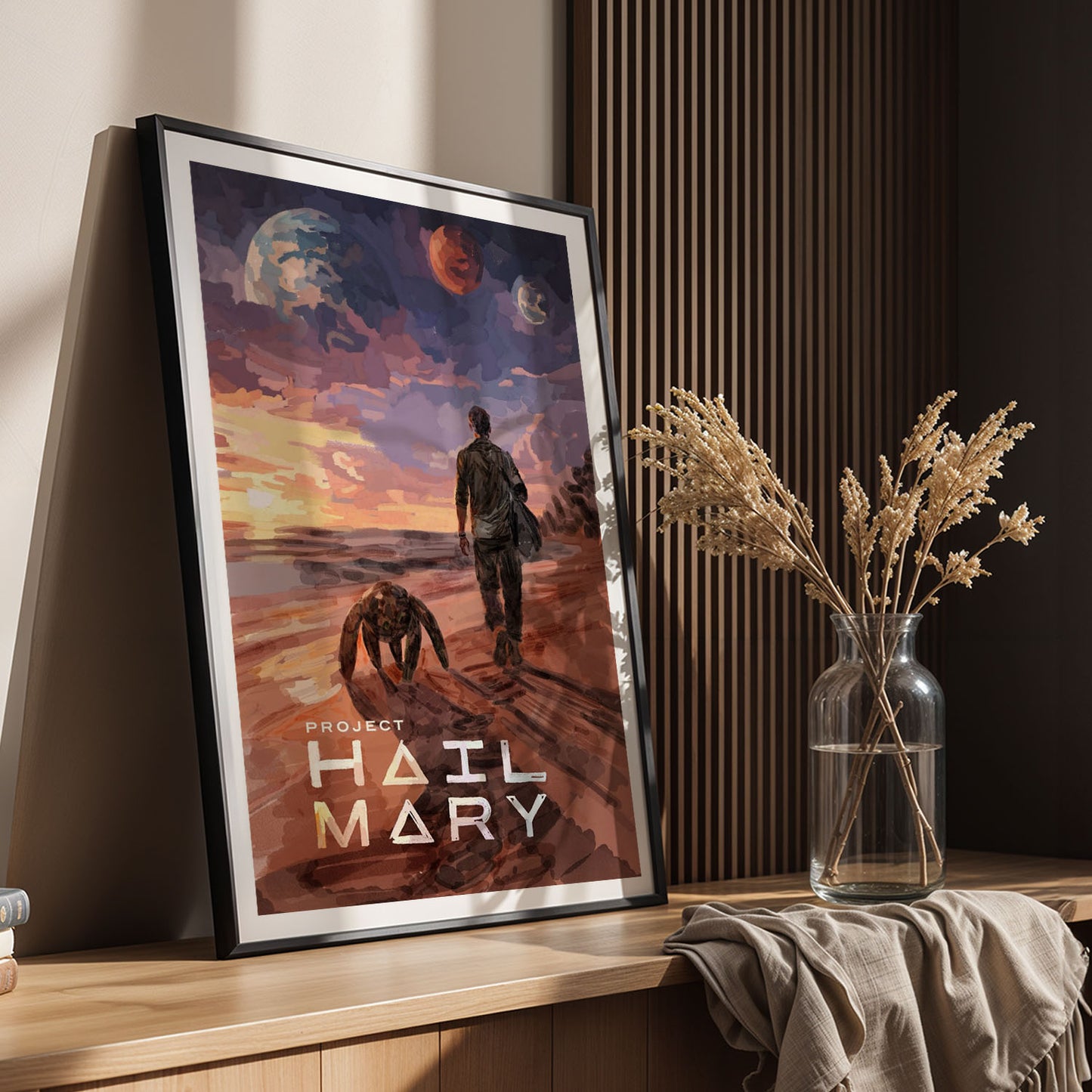 Flex Designs Poster Project Hail Mary Rocky 5 x 7" Home Goods - Movie 2026 Movie Poster