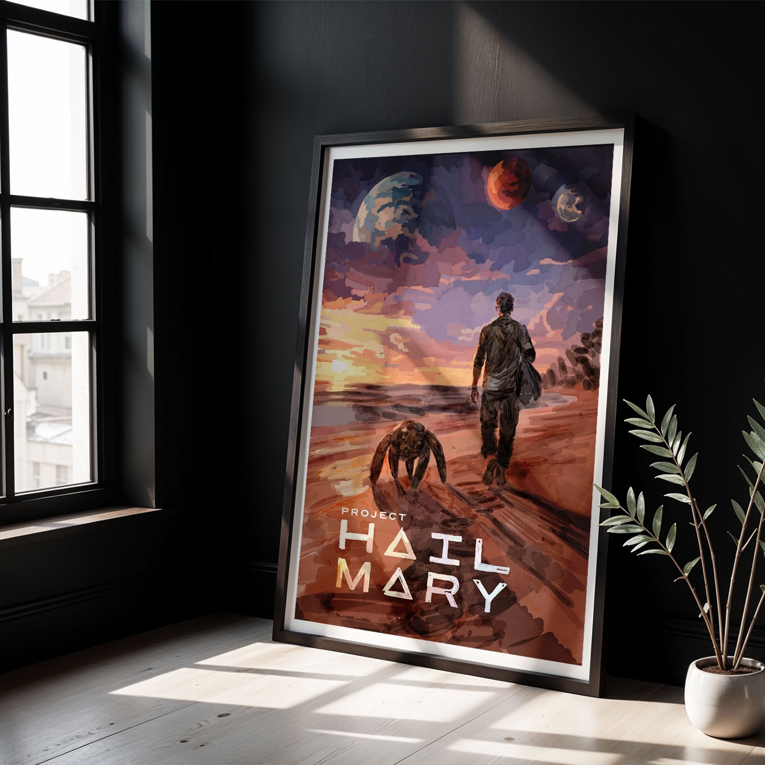 Flex Designs Poster Project Hail Mary Rocky 8 x 10" Home Goods - Movie 2026 Movie Poster