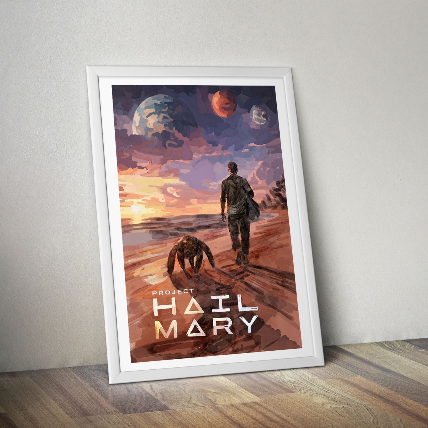 Flex Designs Poster Project Hail Mary Rocky 8 x 10" Home Goods - Movie 2026 Movie Poster