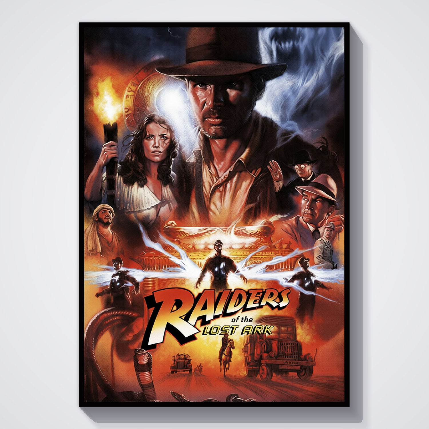 Flex Designs Poster Raiders of the Lost Ark Alternate 5 x 7" Home Goods - Movie 1981 Movie Poster
