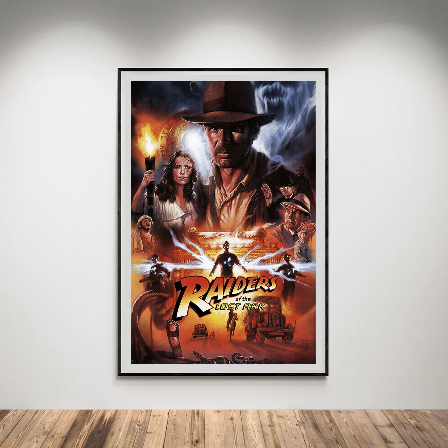 Flex Designs Poster Raiders of the Lost Ark Alternate 8 x 10" Home Goods - Movie 1981 Movie Poster