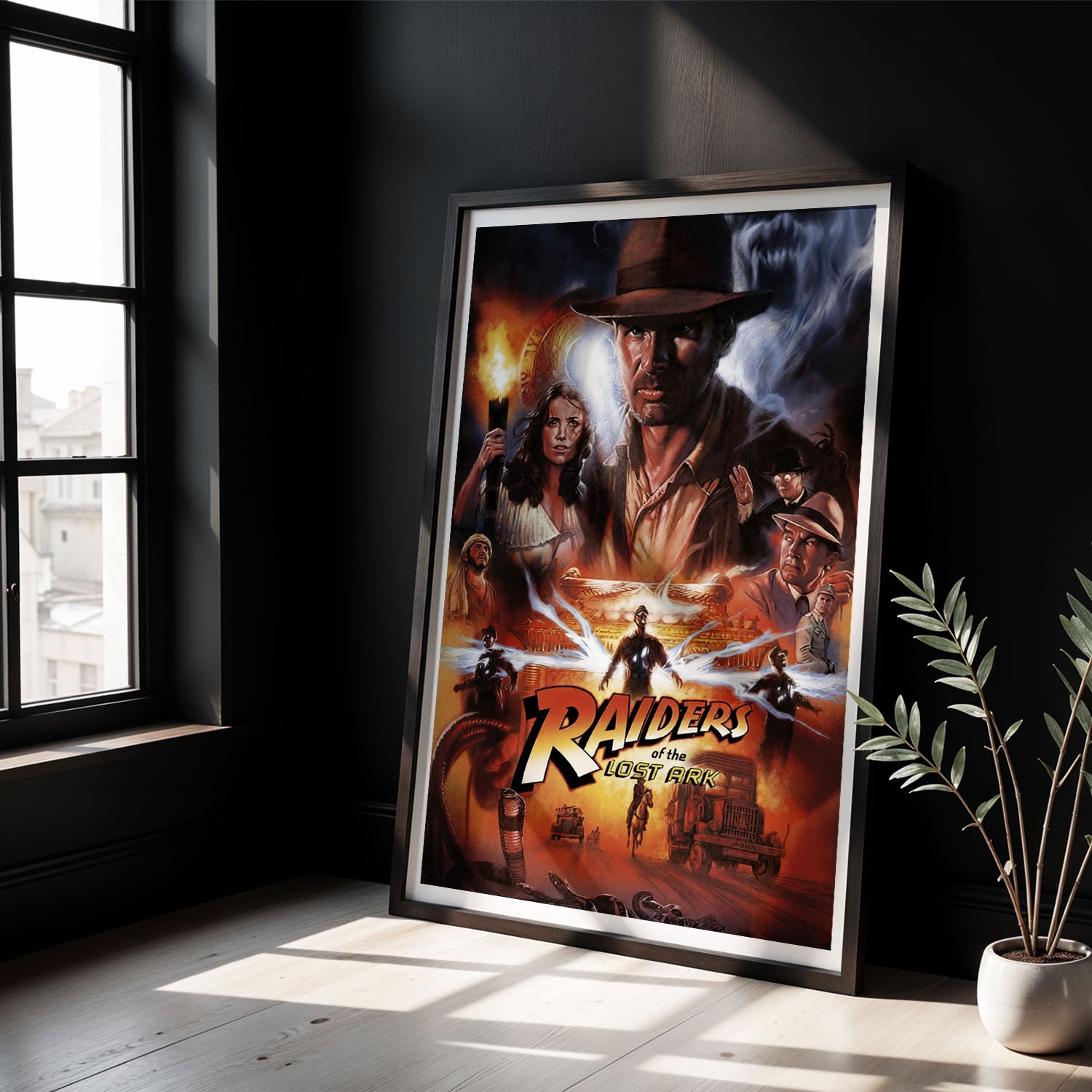 Flex Designs Poster Raiders of the Lost Ark Alternate 8 x 10" Home Goods - Movie 1981 Movie Poster