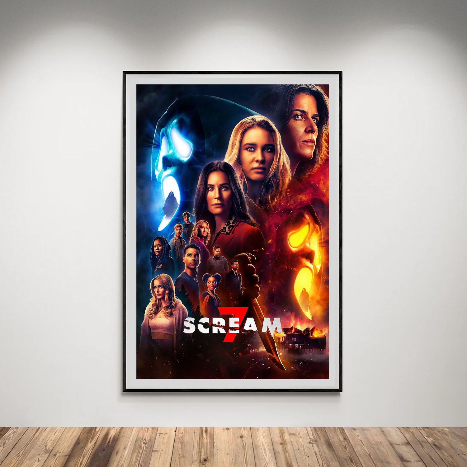 Flex Designs Poster Scream 7 Cover 8 x 10" Home Goods - Movie 2026 Movie Poster
