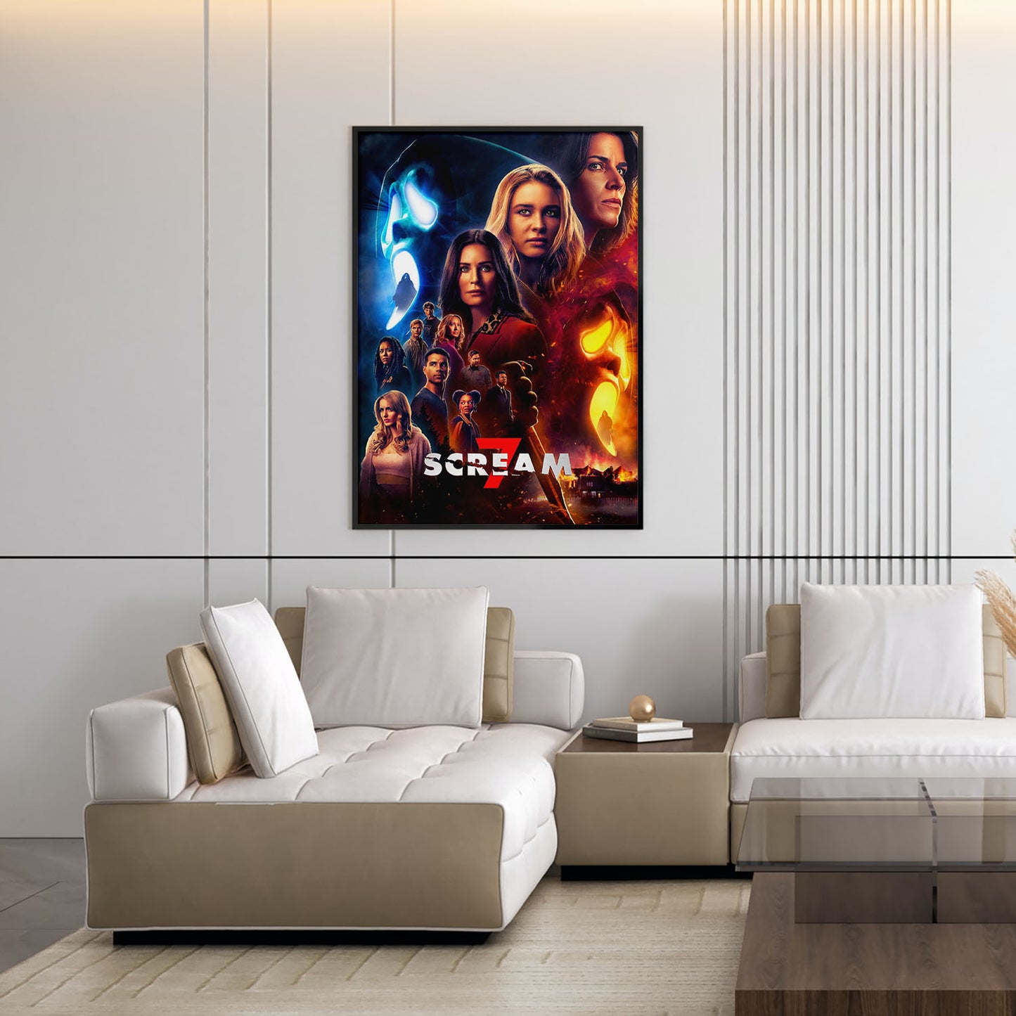 Flex Designs Poster Scream 7 Cover 5 x 7" Home Goods - Movie 2026 Movie Poster