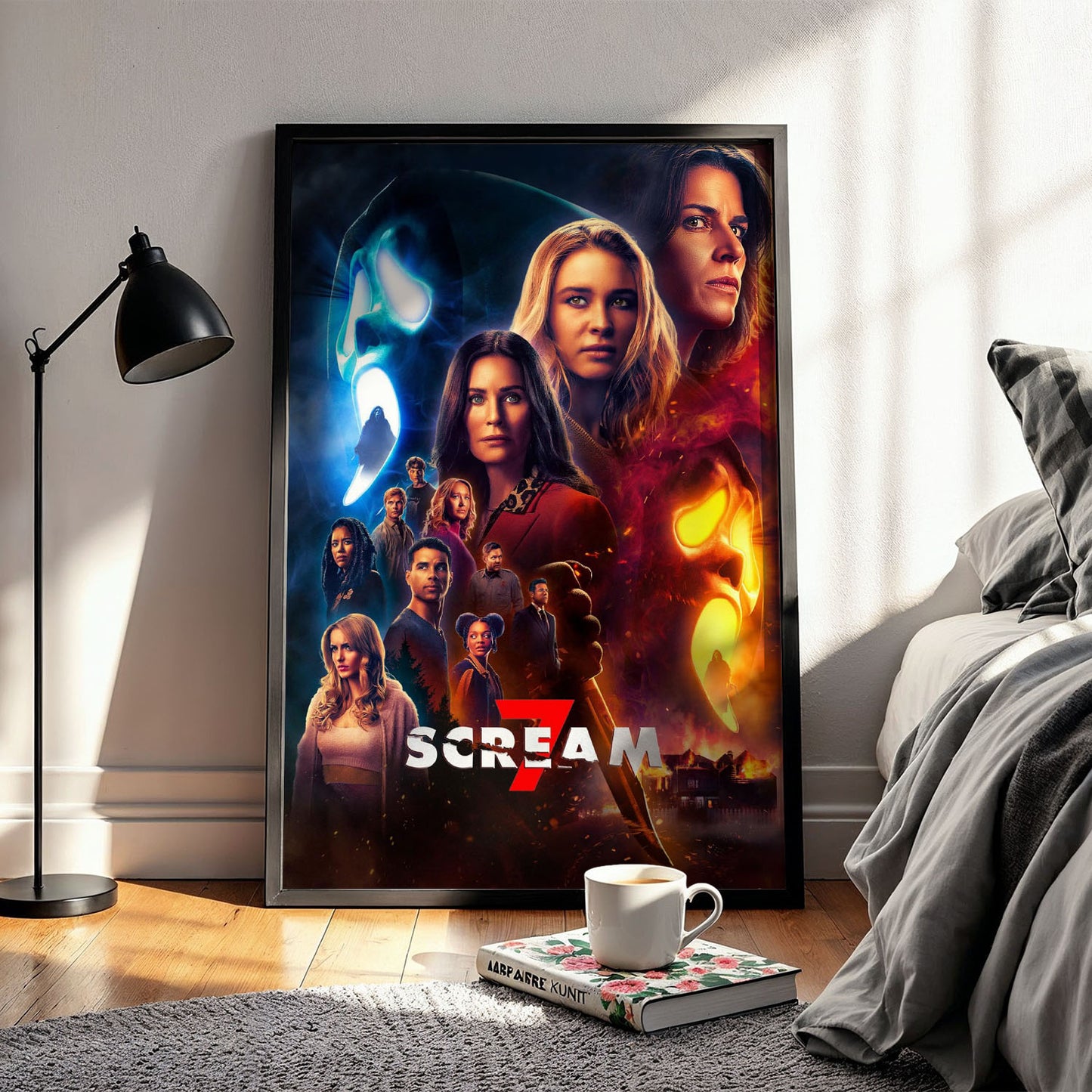 Flex Designs Poster Scream 7 Cover 5 x 7" Home Goods - Movie 2026 Movie Poster