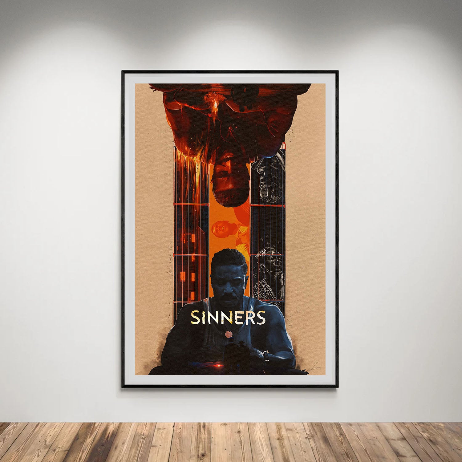 Flex Designs Poster Sinners Cartoon Final 8 x 10" Home Goods - Movie 2025 Movie Poster
