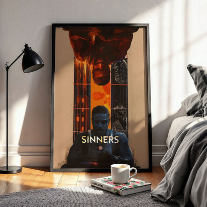 Flex Designs Poster Sinners Cartoon Final 5 x 7" Home Goods - Movie 2025 Movie Poster