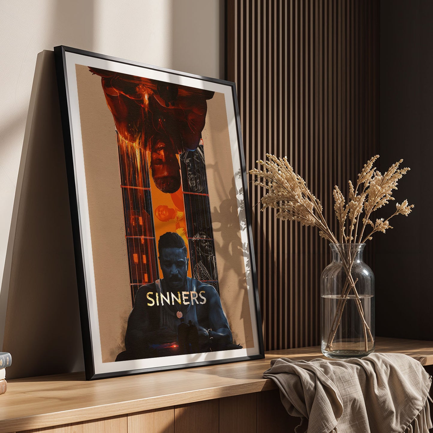 Flex Designs Poster Sinners Cartoon Final 5 x 7" Home Goods - Movie 2025 Movie Poster