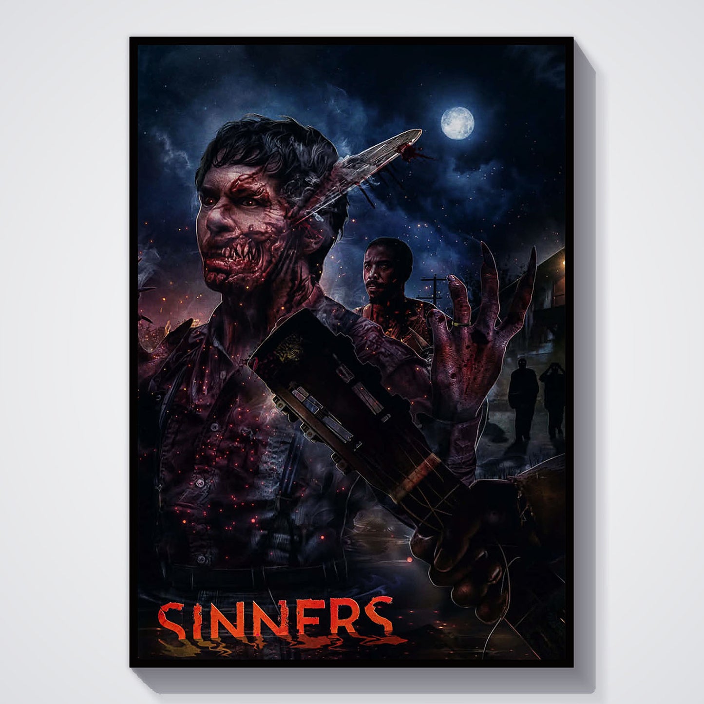 Flex Designs Poster Sinners Final 5 x 7" Home Goods - Movie 2025 Movie Poster