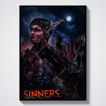 Flex Designs Poster Sinners Final 5 x 7" Home Goods - Movie 2025 Movie Poster